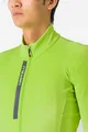 CASTELLI Cycling winter long sleeve jersey - ENTRATA THERMAL - light green