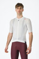 CASTELLI Cycling short sleeve jersey - ESPRESSO - white