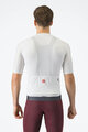 CASTELLI Cycling short sleeve jersey - ESPRESSO - white