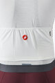 CASTELLI Cycling short sleeve jersey - ESPRESSO - white