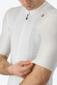 CASTELLI Cycling short sleeve jersey - ESPRESSO - white