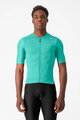 CASTELLI Cycling short sleeve jersey - ESPRESSO - turquoise