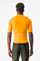 CASTELLI Cycling short sleeve jersey - ESPRESSO - orange