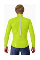 CASTELLI Cycling windproof jacket - SQUALL SHELL - yellow