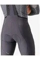 CASTELLI Cycling long bib trousers - ESPRESSO - grey