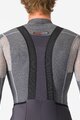 CASTELLI Cycling long bib trousers - ESPRESSO - grey