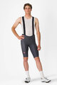 CASTELLI Cycling bib shorts - COMPETIZIONE 2 - grey