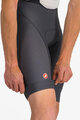 CASTELLI Cycling bib shorts - COMPETIZIONE 2 - grey