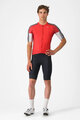 CASTELLI Cycling short sleeve jersey - ENTRATA 6 - red/grey