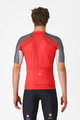 CASTELLI Cycling short sleeve jersey - ENTRATA 6 - red/grey