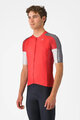 CASTELLI Cycling short sleeve jersey - ENTRATA 6 - red/grey