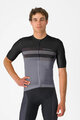 CASTELLI Cycling short sleeve jersey - SIMBOLO - grey/black