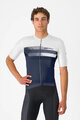 CASTELLI Cycling short sleeve jersey - SIMBOLO - blue/white