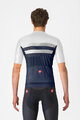 CASTELLI Cycling short sleeve jersey - SIMBOLO - blue/white