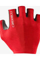 CASTELLI Cycling fingerless gloves - ESPRESSO - red