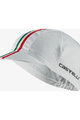 CASTELLI Cycling hat - ITALIA CAP - white