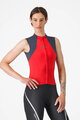 CASTELLI Cycling sleeveless jersey - SOLE - red/blue