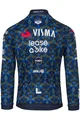 AGU Cycling summer long sleeve jersey - TDF 2024 TEAM VISMA | LEASE A BIKE - blue/yellow