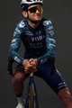 AGU Cycling summer long sleeve jersey - TDF 2024 TEAM VISMA | LEASE A BIKE - blue/yellow