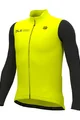 ALÉ Cycling winter long sleeve jersey - SOLID FONDO 2.0 - yellow