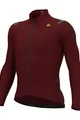 ALÉ Cycling winter long sleeve jersey - R-EV1 WARM RACE - red