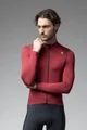 ALÉ Cycling winter long sleeve jersey - R-EV1 WARM RACE - red