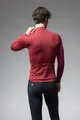 ALÉ Cycling winter long sleeve jersey - R-EV1 WARM RACE - red