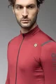 ALÉ Cycling winter long sleeve jersey - R-EV1 WARM RACE - red