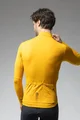 ALÉ Cycling winter long sleeve jersey - R-EV1 WARM RACE - yellow