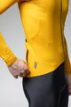 ALÉ Cycling winter long sleeve jersey - R-EV1 WARM RACE - yellow