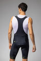 ALÉ Cycling bib shorts - PR-E STRADA 2.0 - black/yellow