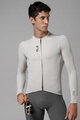 ALÉ Cycling summer long sleeve jersey - PRAGMA COLOR BLOCK - white