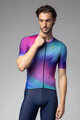 ALÉ Cycling short sleeve jersey - PR-E AURORA - blue/purple