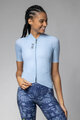 ALÉ Cycling short sleeve jersey - PRAGMA COLOR BLOCK - light blue