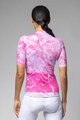 ALÉ Cycling short sleeve jersey - PR-E MARBLE - pink/white