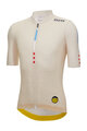 SANTINI Cycling short sleeve jersey - TDF MAILLOT JAUNE - M. VENTOUX - ivory