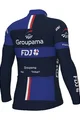 ALÉ Cycling winter long sleeve jersey - GROUPAMA FDJ 2024 - blue