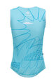 SANTINI Cycling sleeve less t-shirt - TDF NICE - turquoise