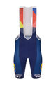 SANTINI Cycling bib shorts - LIDL TREK 2025 - blue