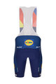 SANTINI Cycling bib shorts - LIDL TREK 2025 - blue