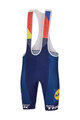 SANTINI Cycling bib shorts - LIDL TREK 2025 - blue