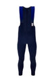 SANTINI Cycling long bib trousers - UCI RAINBOW - blue