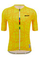 SANTINI Cycling short sleeve jersey - UCI GOODWOOD 1982 - yellow