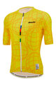 SANTINI Cycling short sleeve jersey - UCI GOODWOOD 1982 - yellow