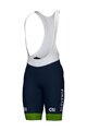 ALÉ Cycling bib shorts - SLOVENIAN FEDERATION PRIME 2024 - blue/green