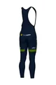 ALÉ Cycling long bib trousers - SLOVENIAN FEDERATION PRIME 2024 - blue/green