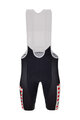 SANTINI Cycling bib shorts - TDF KING - black/white