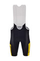 SANTINI Cycling bib shorts - TDF LEADER - black/yellow/white