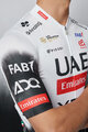 PISSEI Cycling short sleeve jersey - UAE TEAM EMIRATES 2025 REPLICA - white/black