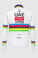 PISSEI Cycling summer long sleeve jersey - TADEJ POGACAR WORLD CHAMP REPLICA - white